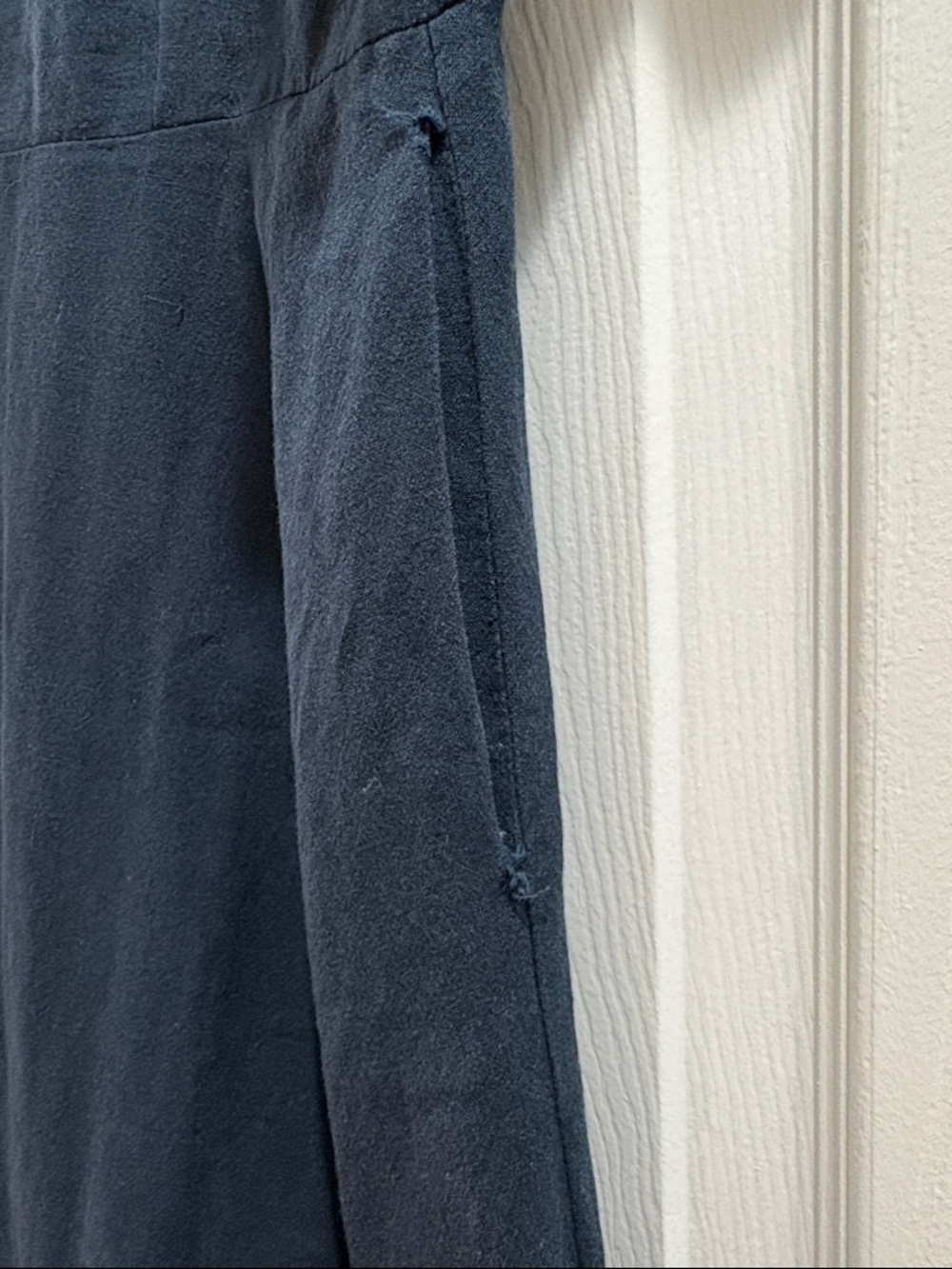 Nonlocal Linen Flared Dress Women’s Small A-Line Breathable Linen Cotton Blend - Picture 7 of 12